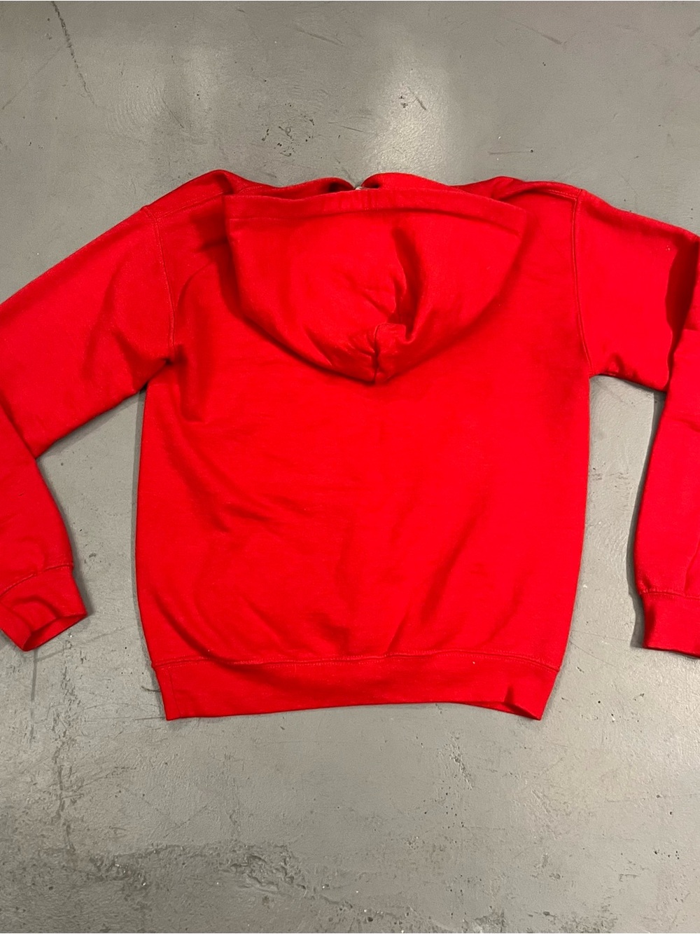 Red 'For Nothing' Script Pullover Hoodie - Picture 3 of 3